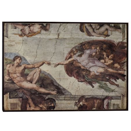 The Creation of Adam Michelangelo Sistine Chapel Renaissance Art Paper Print