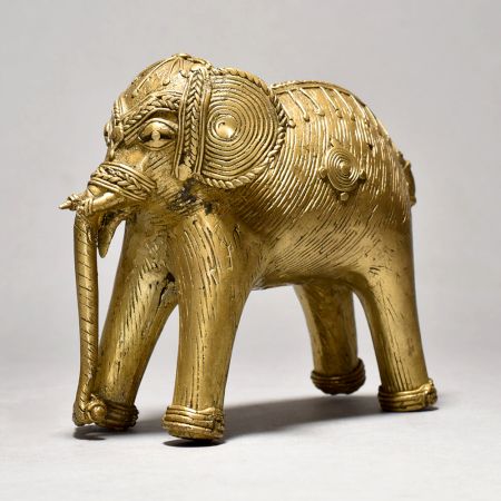 Vintage Beautiful Tribal Art Elephant