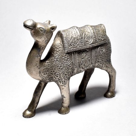 Indian Art Standing Camel Figure From Rajasthan