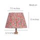 Multicolour Block Print Empire Lampshade