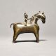Tribal Art Beautiful Horse In Brass Material