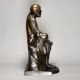 Sitting Figure Of Sai Ram In Brass Material