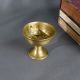 Traditional Vintage Brass Kumkum Pot for Pooja & Home Decor