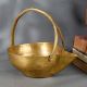 Vintage Brass Copper Serving Pot Traditional Handcrafted Water Vessel for Temple
