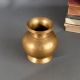 Beautiful Brass Holy Water Pot Handcrafted Indian Lota for Rituals