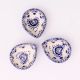 Handmade Blue and White Ceramic Diwali Diya For Mandir Decoration-Pack of 3