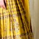Yellow Gathered Anarkali Set