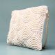 Ivory Cascade Pearl Embellished Clutch with Detachable Chain Strap