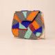 Geometric Beaded Sling Bag – Multicolor Statement Purse with Chain Strap