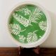 Green Cemented Plate for Home Decor
