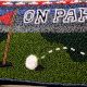 Handmade Beaded Sling Clutch – Golf Theme