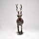 Antique Finish Deer Standing In English Art