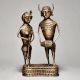 Tribal Art Jungali Figures Male & Female Standing