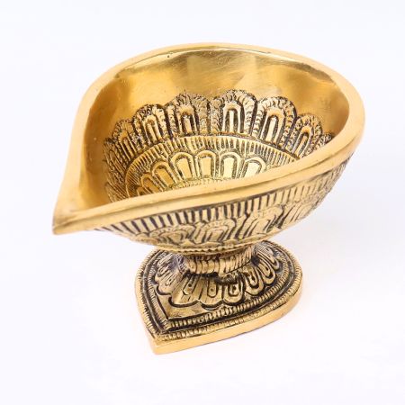 Brass Oil Lamp Decorative Diyas For Diwali