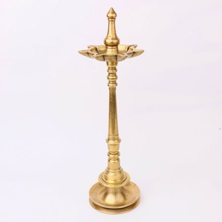Handcrafted 7 Jyots Finest Brass Oil Lamp for Home Decoration