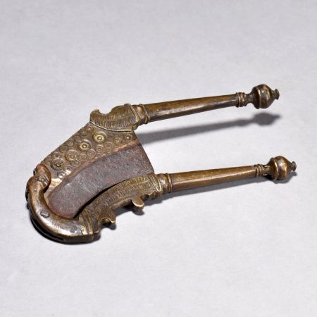 Vintage Brass Iron Nut Cutter Handmade Brass Tool