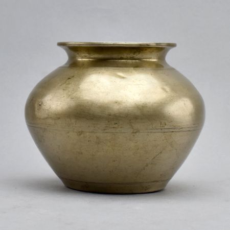 Traditional Brass Holy Water and Decor Pot