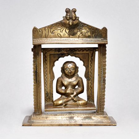 Handmade Brass Goddess Padmavati on Swing Statue