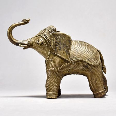 Vintage Tribal Elephant Figurine