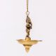 Brass Lord Ganesha With Hanging Lamp Or Diya