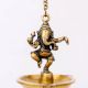 Brass Lord Ganesha With Hanging Lamp Or Diya