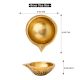Brass Round Shaped Diwali Oil Lamp Diya