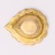 Brass Bud Shaped Decorative Border Oil Lamp Diya
