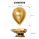 Brass Single Wick Traditional Brass Oil Diya For Mandir