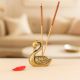Tribal Brass Swan Incense Holder