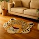 Hand tufted Rug Woolen Himalayan Leopard Head Rug