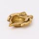 Indian-Shelf Handmade Vocalforlocal Pack of 6 Brass Lady Hand Design Golden Oil Lamp Deep Diya Deepam Deepak for Diwali Decor