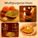 Designer Golden Aluminium Diwali Diya For Mandir Decoration