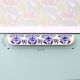 Blue Leaf Floral Ceramic Drawer Handle (Large Size)