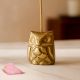 Golden Brass Owl Incense Stick Holder