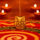 Golden Brass Owl Incense Stick Holder