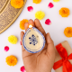 Premium Blue and White Ceramic Diwali Diya For Temple Decoration-Pack of 3