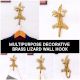 Golden Handmade Brass Lizard Wall Hook