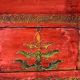 Handmade Red Wooden Box with Buddha & Dragon Motifs | Hand-Painted Storage Chest