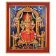 Paper Painting of Goddess Meenakshi in Traditional Temple Style