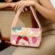 Luxury Colorful Floral Beaded Handbag Designer Women Shoulder Bag