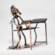 Vintage Modern Art Piano Player Statue