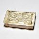 Vintage Carved Brass Cigarette Betel Leaf Box