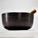 Om Carved Tibetan Singing Om Bowl with Wooden Striker