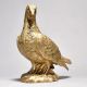English Art Brass Pigeon Figurine