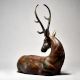 Vintage English Art Deer Figurine for Home Decor