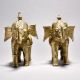 Tribal Art Elephant Pair with Jali Work