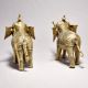 Tribal Art Elephant Pair with Jali Work