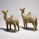Exquisite Tribal Camel Pair with Jali Work