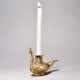 Peacock Design Candle and Incense Holder