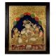 Lord Krishna Tanjore Painting with Rich Gold Embellishments